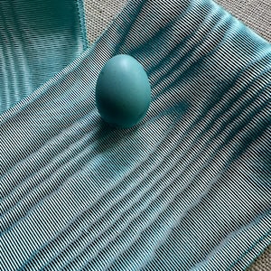 Vintage Robins Egg Blue Moiré Ribbon for Sashes