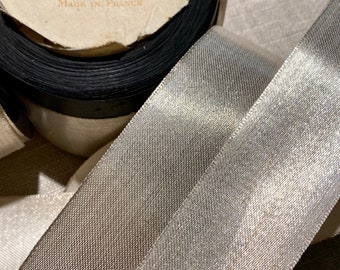 Silver Metal French Ribbon