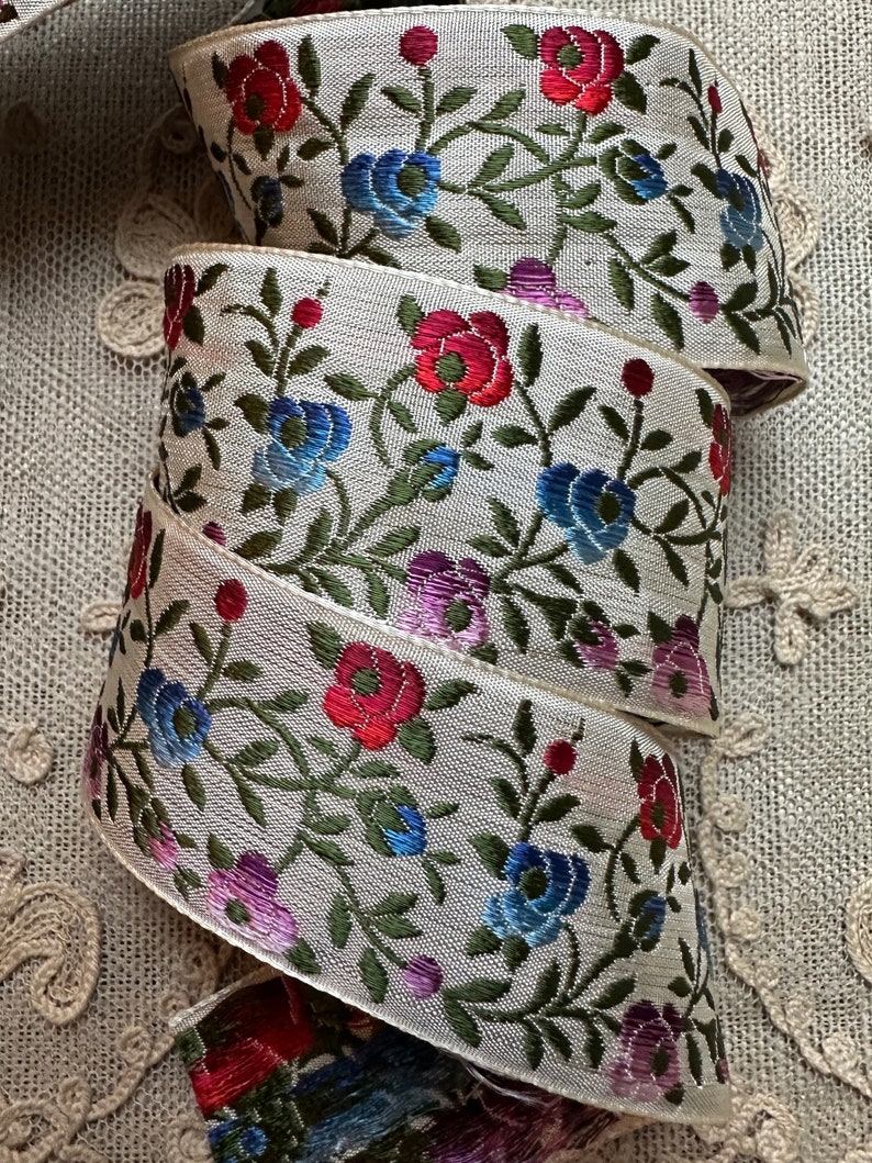 Vintage French Ribbons Four Different - Etsy