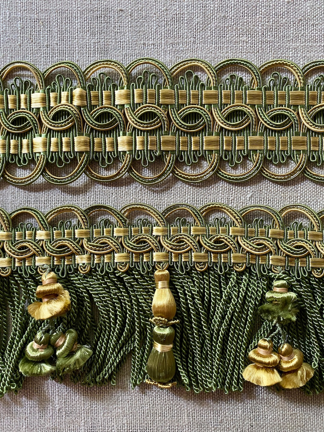 Lot De 4 Embrasses à Rideaux Houlès Paris – Gris – Classique – Neuf Sous Emballage