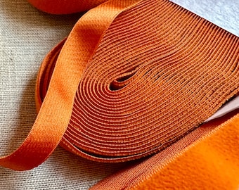 Antique Silk Satin Backed Velvet Ribbon 10 Yard Bolt