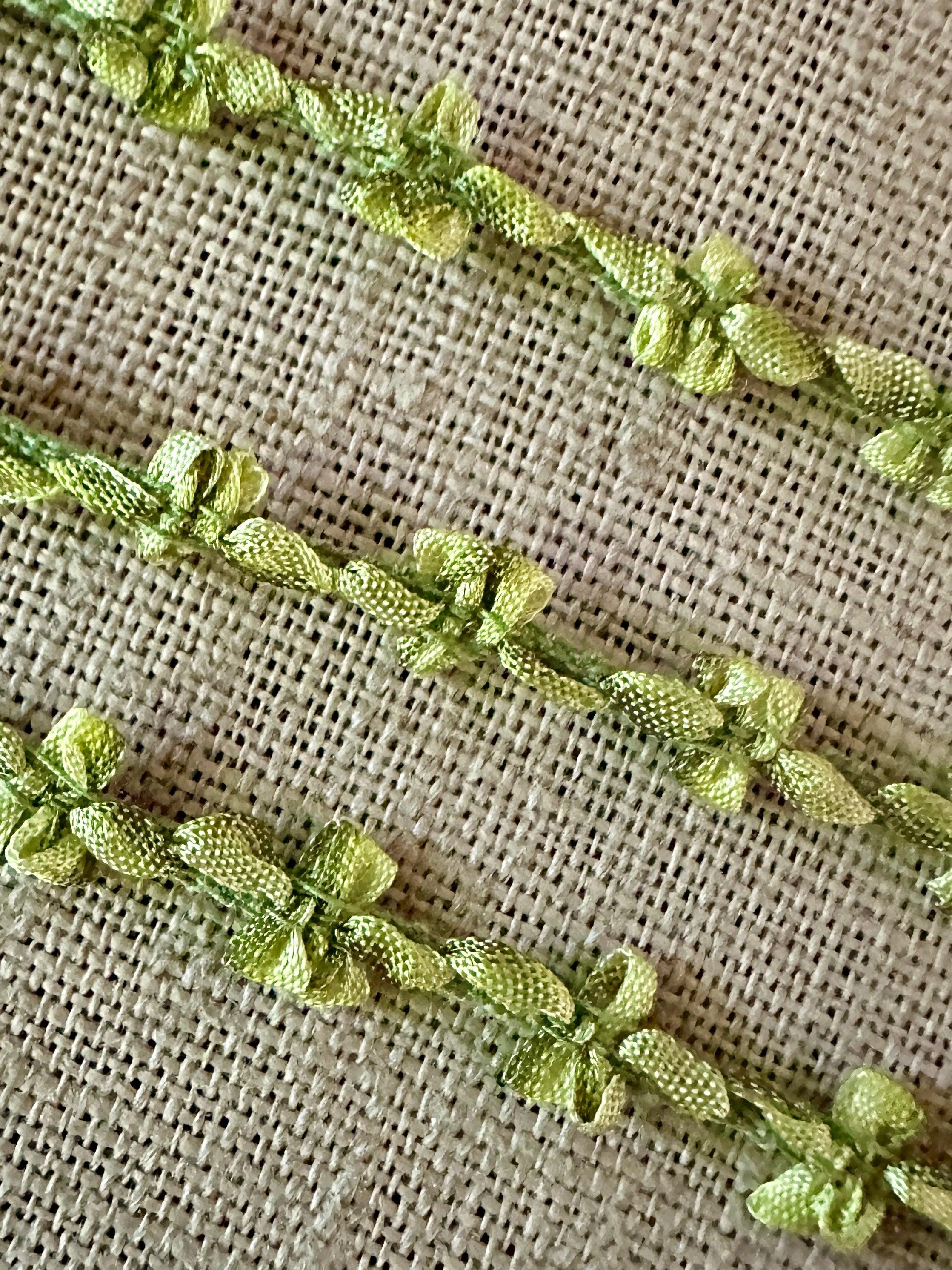 Light Green Rococo Pattern Antique French Green Rococo Trim Two Different - Etsy