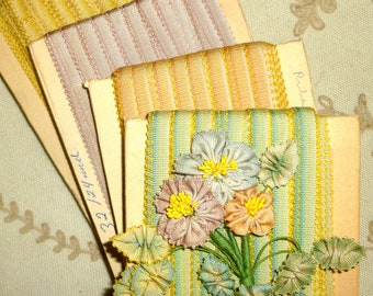 French Picot Ombre Antique Ribbon