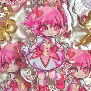 Magical Girl Puella Magi Madoka Magica Acrylic Charm Keychain