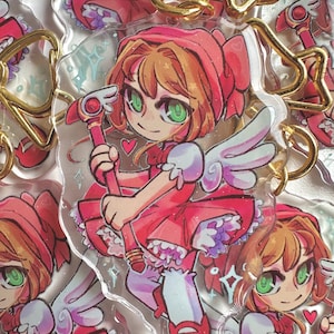 Magical Girl Cardcaptor Sakura Acrylic Charm Keychain