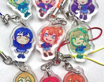Love Live School Idol Festival Muse Original Acrylic Phone Keychain Charms