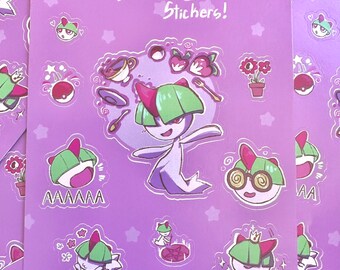 Ralts Sticker Bogen
