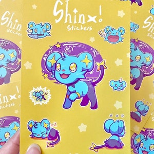 Shinx Sticker Sheet