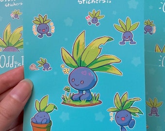 Oddish Sticker Sheet