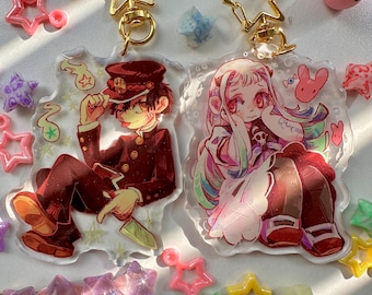 Toilet Bound Hanako-Kun Yashiro Nene Amane Yugi Fanart Acrylic Charm Keychain