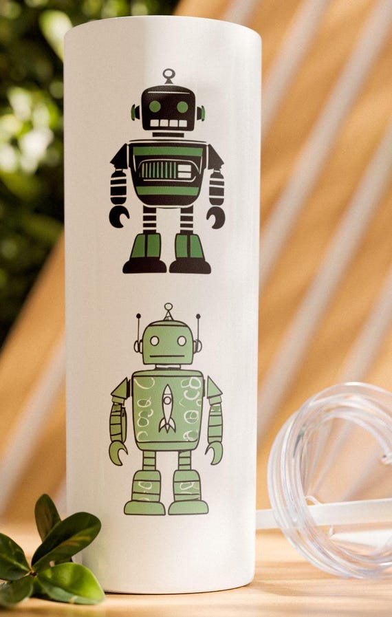 Retro Robot PNG, Retro Space Theme, Vintage Space Graphics, Retro