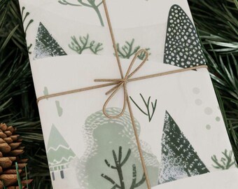 Après-Ski Alpine Log Cabin Christmas, Winter Toile Pattern Wrapping Paper, Rustic Holiday Gift Wrap, 90s Nostalgic Wrapping Paper Roll