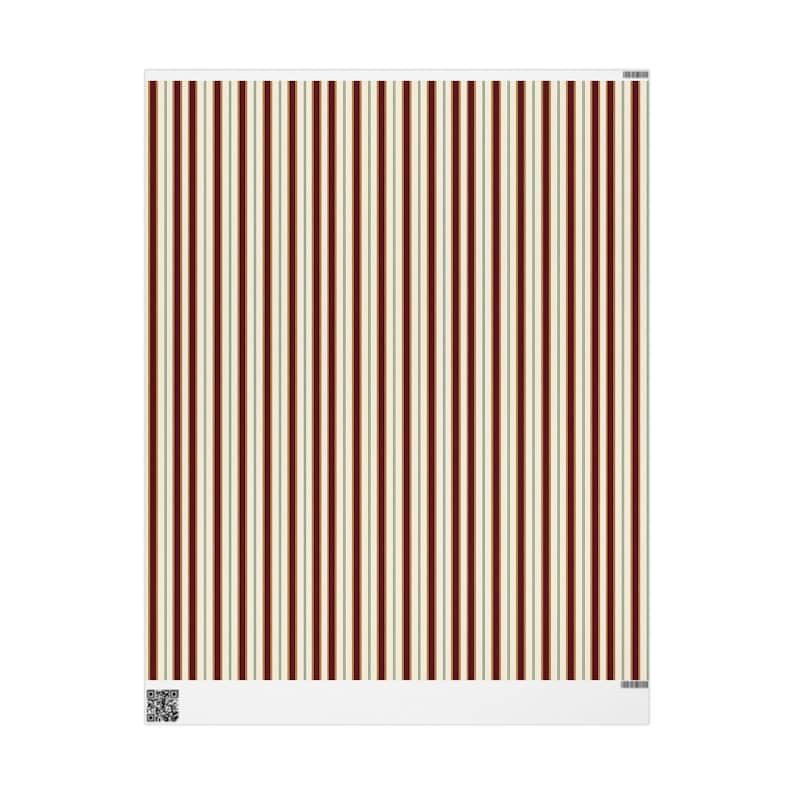 Ralph Lauren Christmas, Heritage Christmas Wrapping Paper Roll, Tartan Plaid Gift Wrap, Burgundy Green Navy Christmas Paper image 9