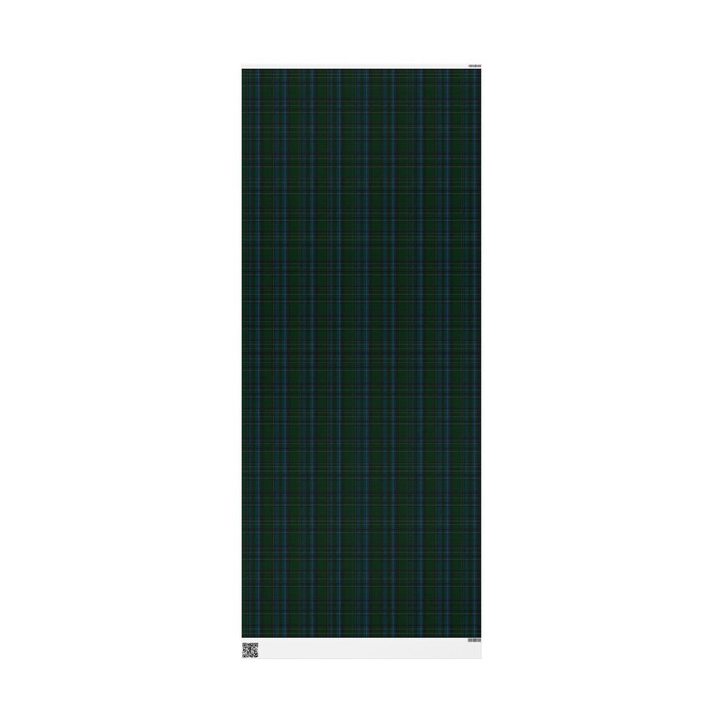 Blackwatch Plaid Wrapping Paper, Ralph Lauren Christmas, Navy Blue Tartan Pattern Gift Wrap image 7