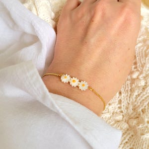 20th/30th/40th/50th/60th Daisies Birthday Gift Bracelet, 30th Birthday Gift For Her, 30th Jewelry Gifts For Women, Mom, Friend, Sister