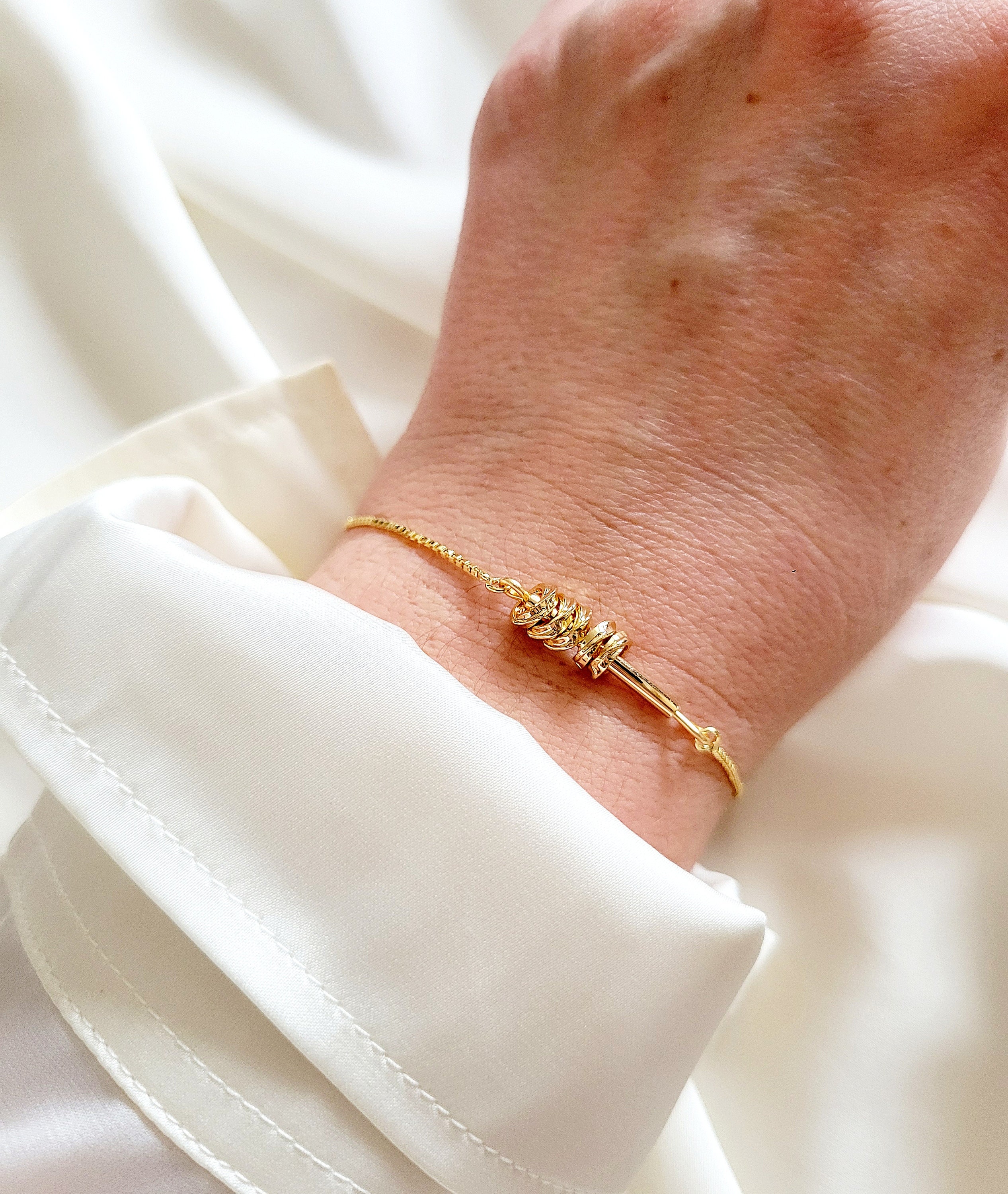 Girlfriend Gifts STORYJEWELLERY Wave Bracelet 30th/40th/50th