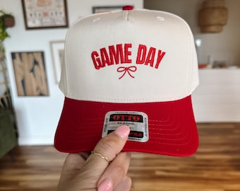 Gameday Bow Embroidered Baseball Hat