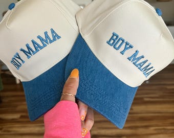 Boy Mama Embroidered Hat