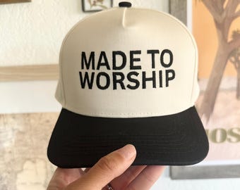 Made To Worship Embroidered Hat