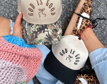 God Is Good Embroidered Hat
