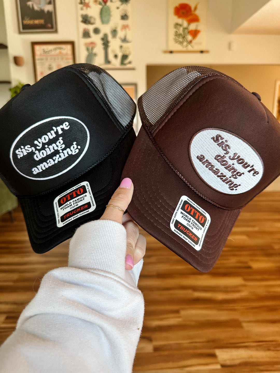 Sis, You're Doing Amazing Patch Trucker Hat - Etsy