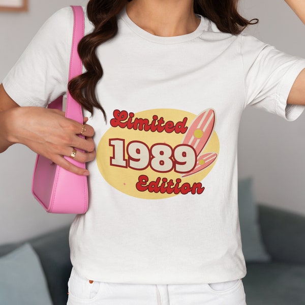 1989 Tshirt  Birthday Gift Women's Favorite Tee, Tshirt Personaliziert, Perfekt Geschenk