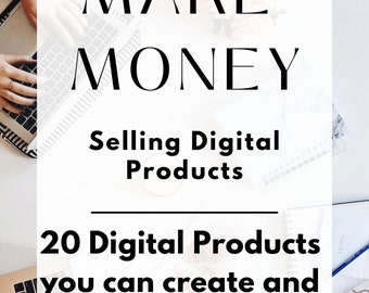 20 productos digitales que creas y vendes AHORA MISMO