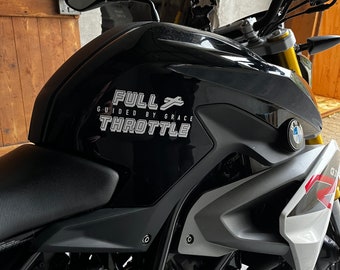 Motorcycle sticker FULL THROTTLE