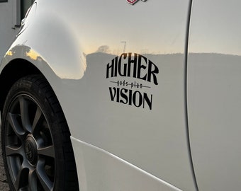 Autoaufkleber Higher Vision