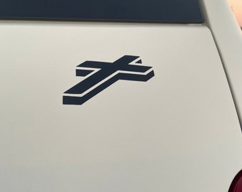 Bumper sticker Cross Classic