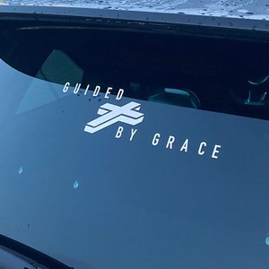 Bumper sticker Guided by Grace Classic image 3