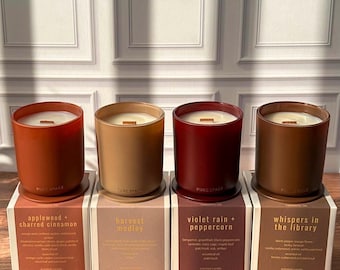 Colección de otoño - Vela de cera de coco