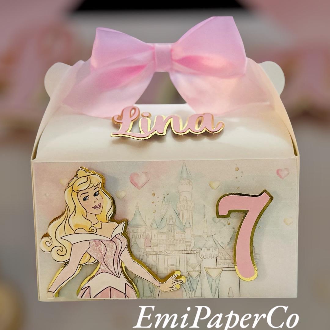 Princess Favor Boxes With Ribbon - Etsy