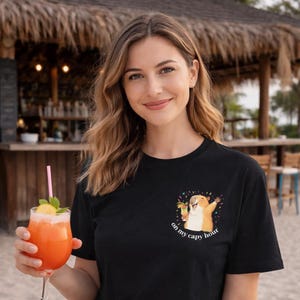 On My Capy Hour | Jezebel Shirts | capybara cocktail Tee | funny drink shirt