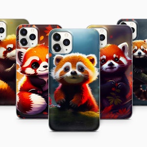 Karton Roter Panda Handyhülle für iPhone 15Promax 14Pro 13 Pro 12 11 X XS Samsung Galaxy S24Ultra S23Plus S22 S21 S20 GooglePixel 8Pro 7Pro 6