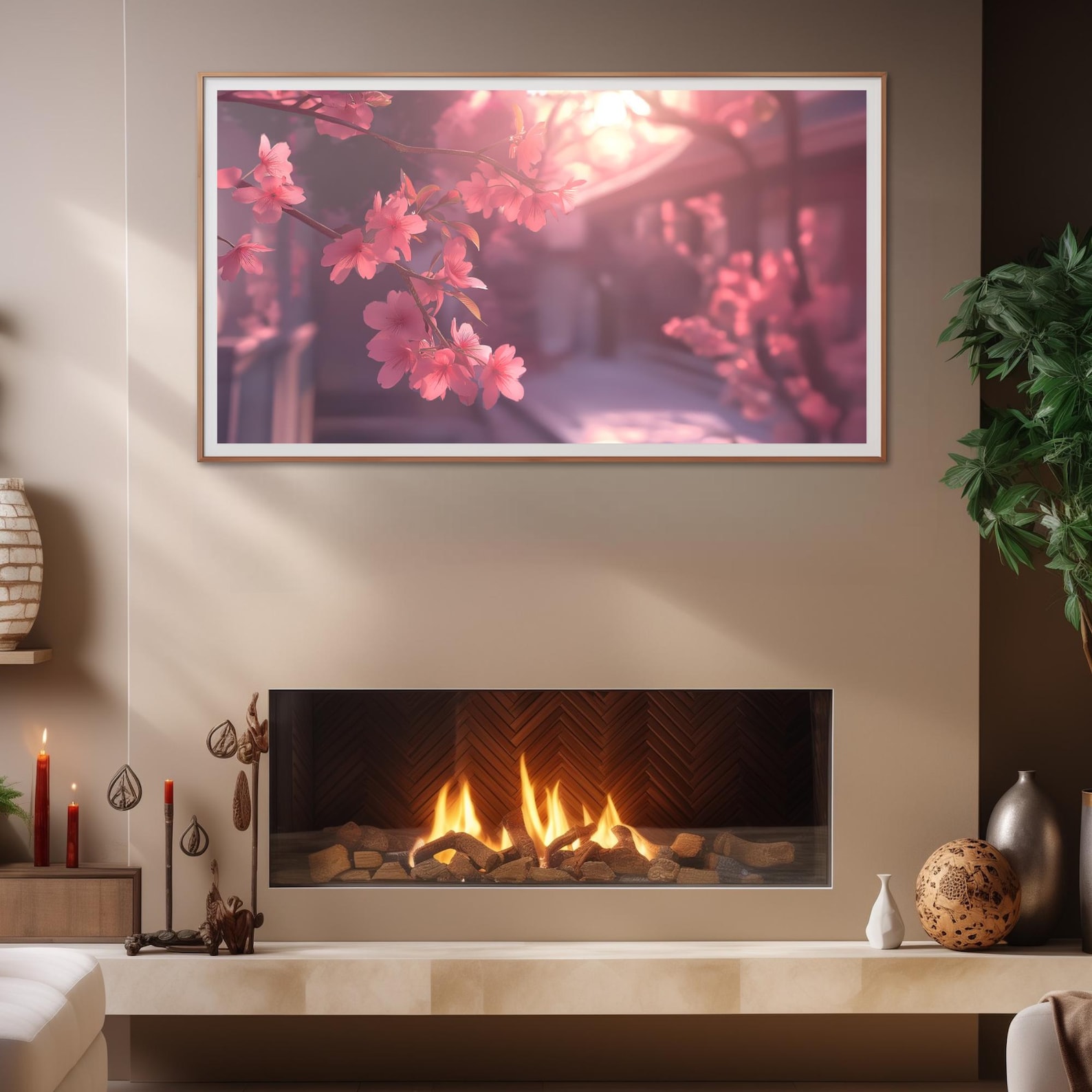 SEAMLESS ANIMATED Background Screensaver Wallpaper | Cherry Blossom