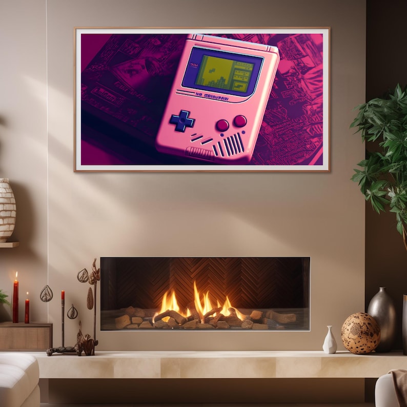 LIVE ANIMATED Background Screensaver Wallpaper Gameboy Retro Console