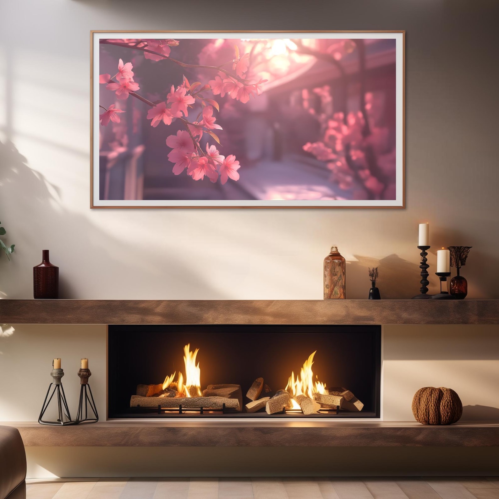 SEAMLESS ANIMATED Background Screensaver Wallpaper | Cherry Blossom
