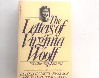 The Letters Of Virginia Woolf, Volume Two”. Softcover in overall good vintage condition.