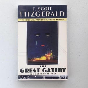 F. Scott Fitzgerald “The Great Gatsby”. Paperback in good used condition.