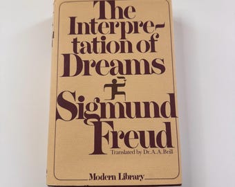 The Interpretation Of Dreams by Sigmund Freud Modern Library Hardcover Book