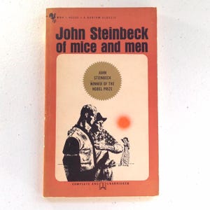John Steinbeck “Of Mice And Men”. Vintage paperback in good condition. Any wear is pictured.