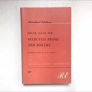 Edgar Allan Poe Selected Prose And Poetry. Paperback in overall good vintage condition.