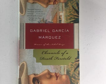 Gabriel Garcia Marquez “Chronicle Of A Death Foretold”. Paperback in good condition. Any wear is pictured.