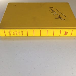 Ian Fleming “You Only Live Twice”. Copyright © 1964 hardcover in overall good vintage condition.