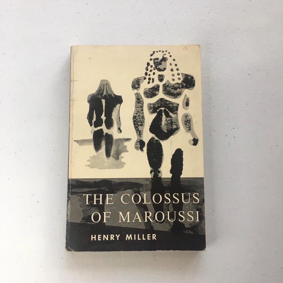 The Colossus of Maroussi” by Henry Miller. Sixteenth Printing Paperback ...