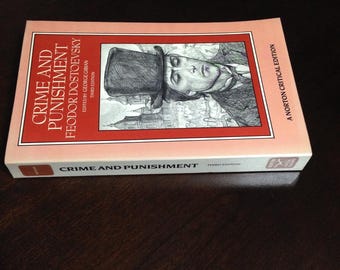 Crime and Punishment by Fyodor Dostoevsky, Norton Critical Edition Softcover