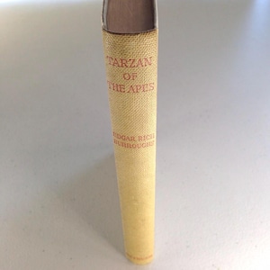 Edgar Rice Burroughs “Tarzan Of The Apes”  London: Methuen And Co. Ltd, 1957. Hardcover in good vintage condition.