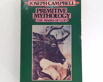 Joseph Campbell “The Masks Of God: Primitive Mythology” paperback in overall good vintage condition.