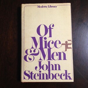 John Steinbeck “Of Mice And Men”. Vintage 1965 Modern Library in good condition.